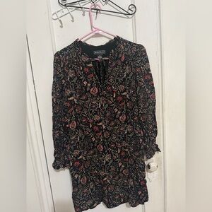 Floral Black Dress/ woman’s SZ 8P